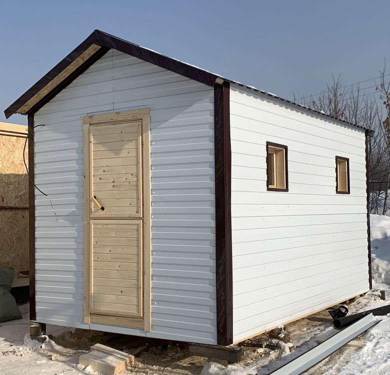 Банька крыша домиком 2500*4000 мм